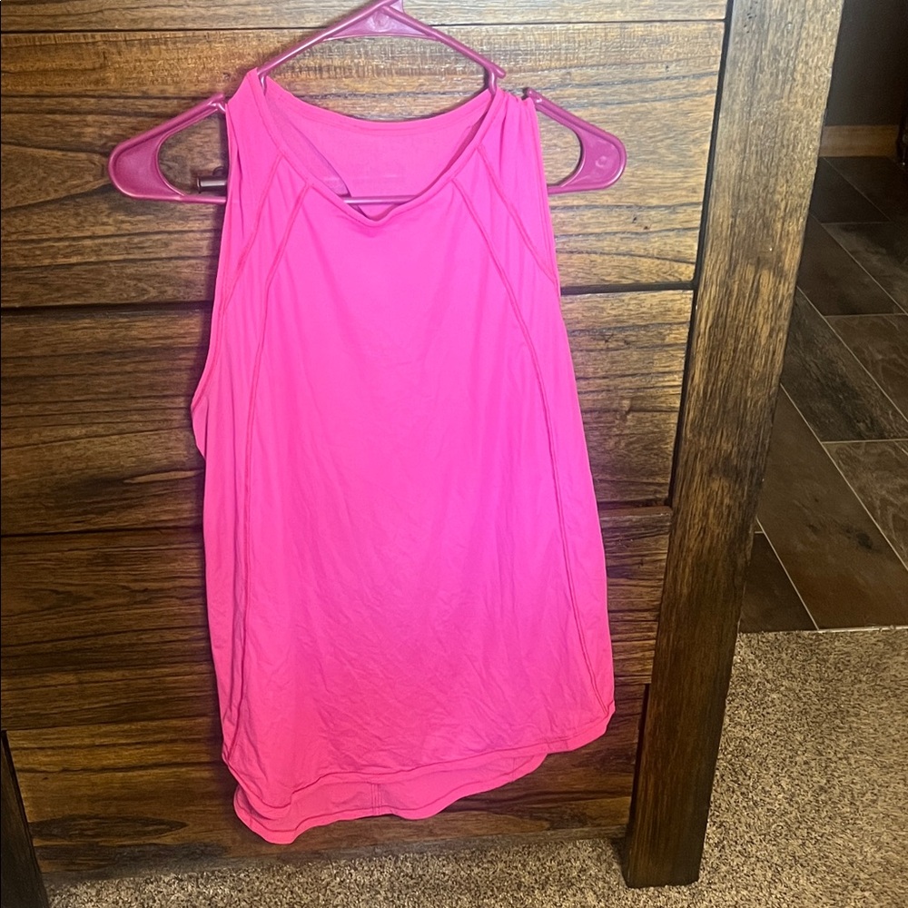 Lululemon Athletica Bright Pink Tank Top